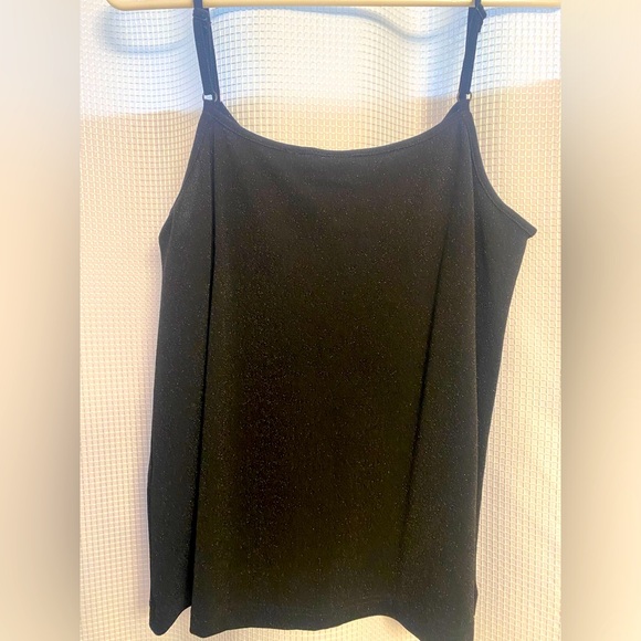 Sparkle black tank top - Picture 1 of 5